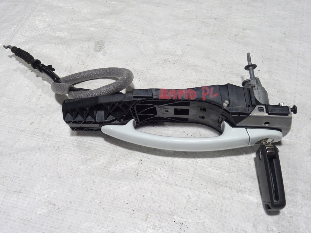 фото №4, Ручка наружная дверь перед левая с ключ skoda rapid 5ja 12-19 lf9f