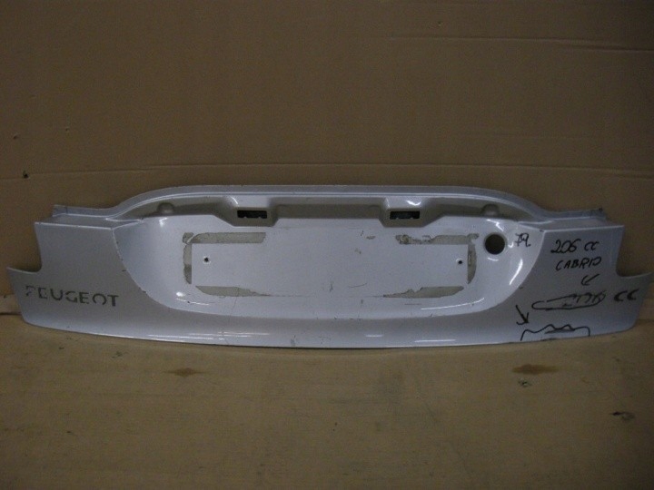 фото №1, Peugeot 206 cc крышка багажника задняя