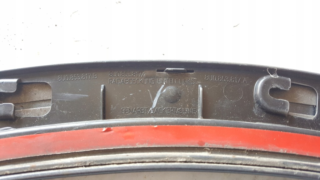 фото №13, Молдинг крыла левый задняя audi q3 8u0853817b