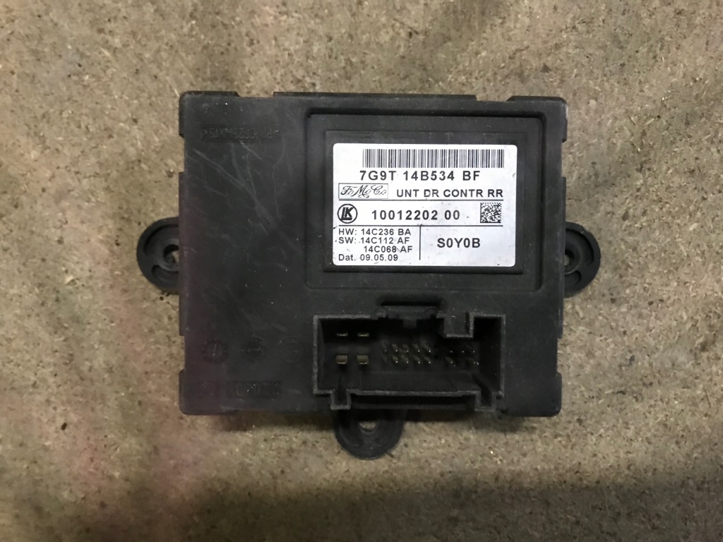 фото №1, Модуль дверь jaguar xf 7g9t-14b534-bf