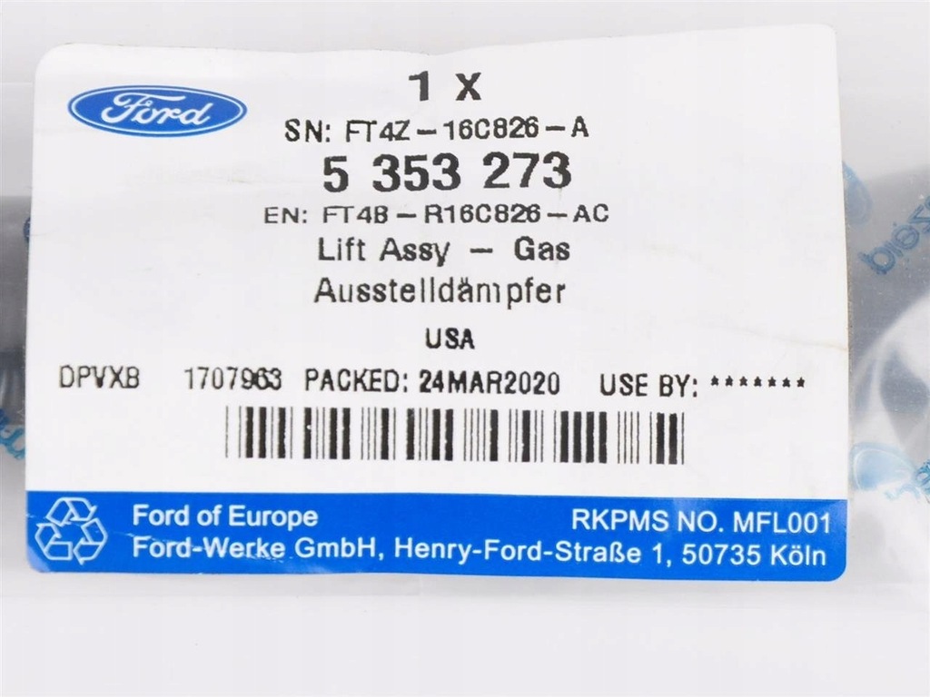 фото №8, Привід капот права сторона ford edge mk2 2016-18