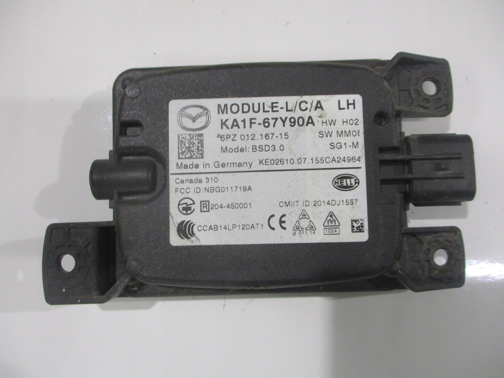 фото №1, Датчик радар мертвого pola задня лівий mazda cx5 cx-5 lift ka1f-67y90a