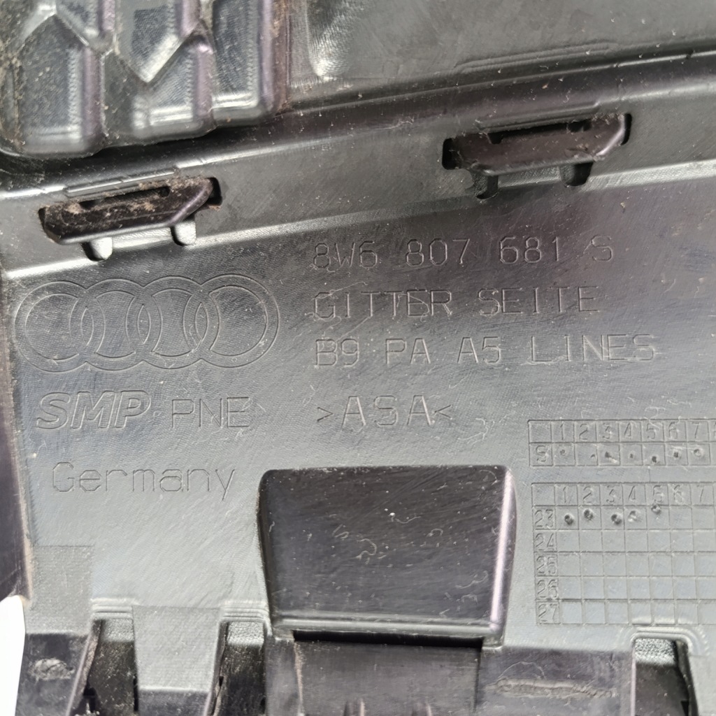 Audi a5 8w6 lift 2020 решітка бампера ліва передня 8w6807681s Доставка