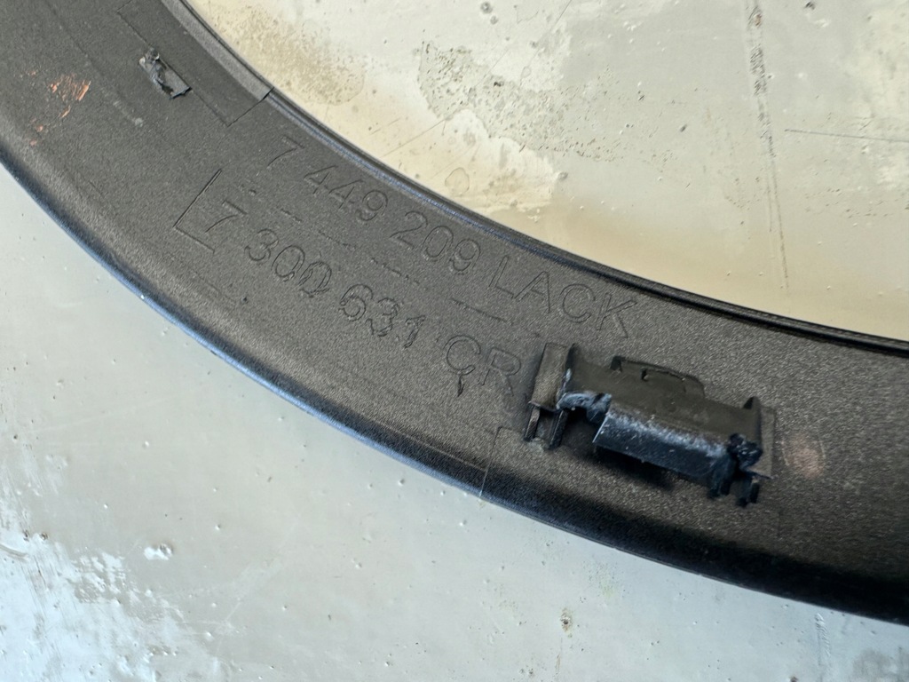 фото №13, Mini f55 f56 f57 молдинг рамка лампи ліва панель фари 7449209