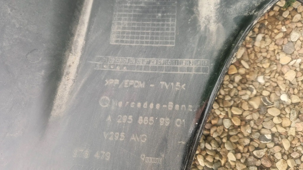 фото №12, Mercedes eqe v295 w295 amg спойлер накладка бампера задняя a2958859901