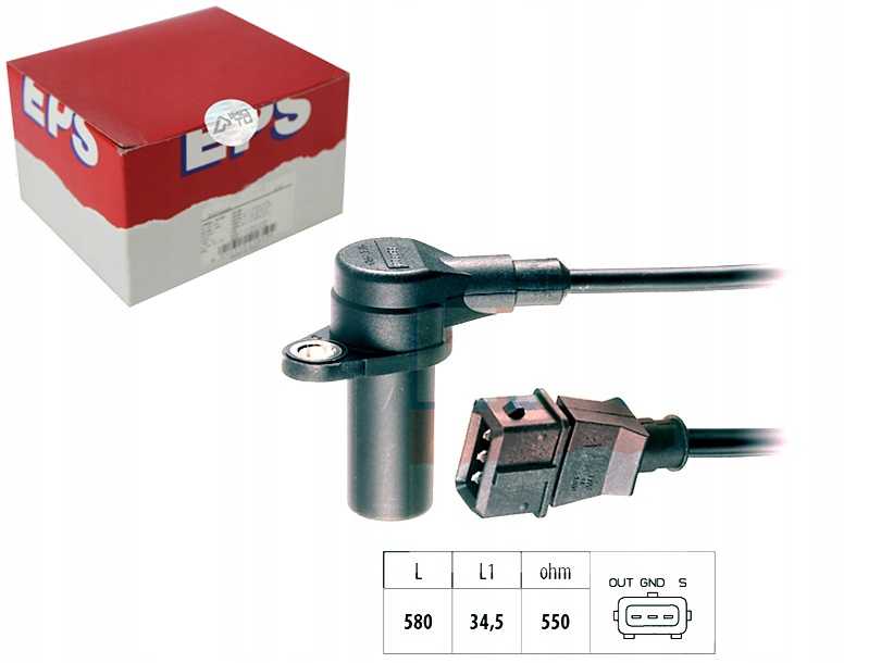 фото №1, Датчик обертів вала колінчастого opel eps