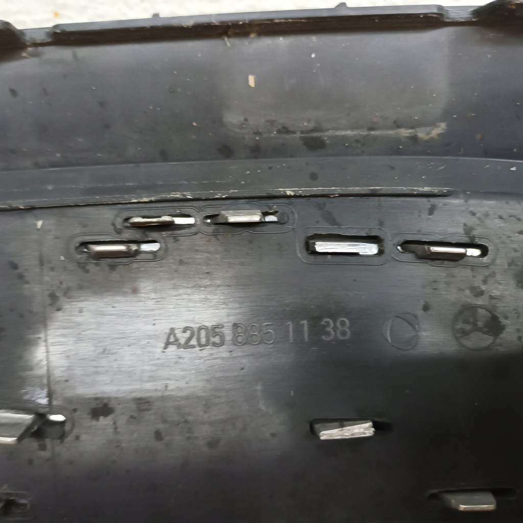 фото №15, Mercedes-benz c w205 спойлер дифузор накладка бампера задня a2058851138