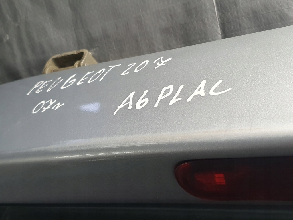 фото №9, Крышка багажника багажника peugeot 207 hb 5d kol: ezr