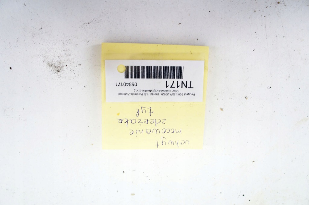 Tn168+ peugeot 508 ii кронштейн кронштейн направляющая бампера задний  9818877280 с Разборки