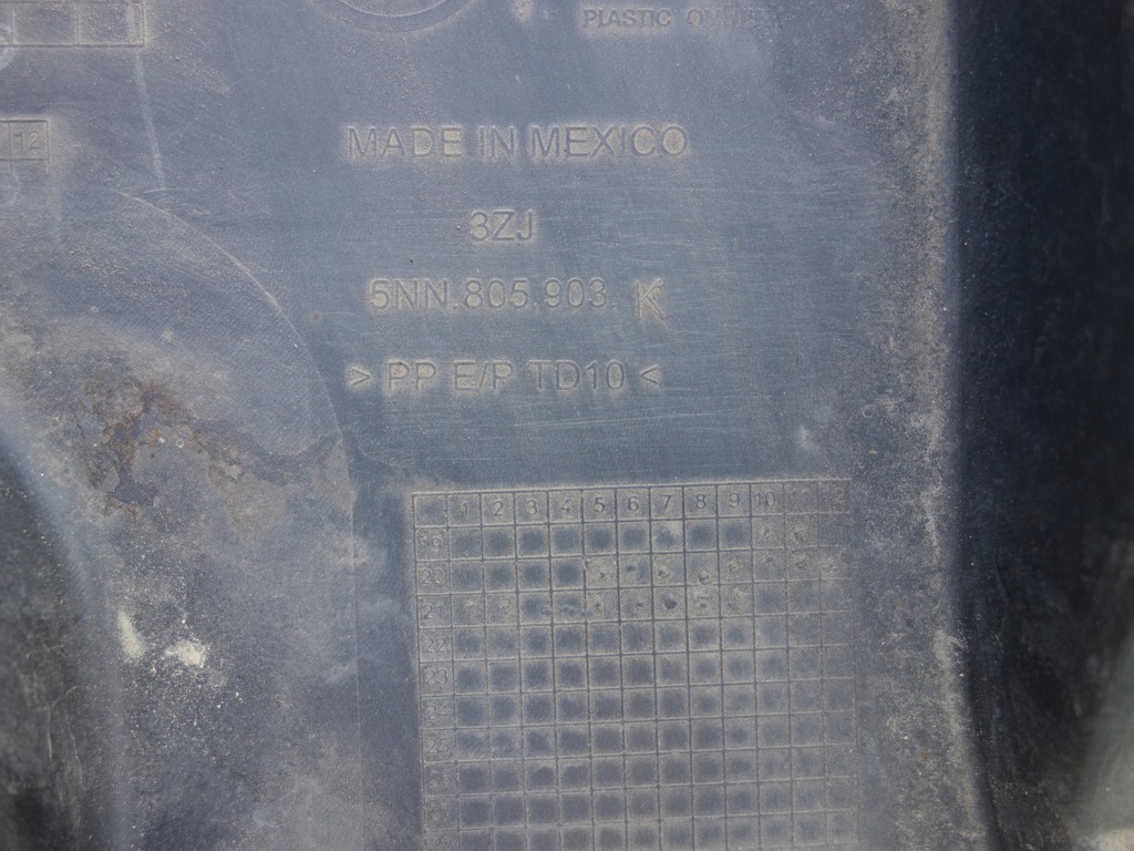 фото №10, Бампер vw tiguan allspace 5nn хороший dół