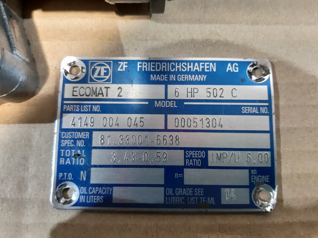 фото №6, Блок управления гидравлический ecomat 2 коробка передач 6 hp 502 c zf 4149406134 катушка