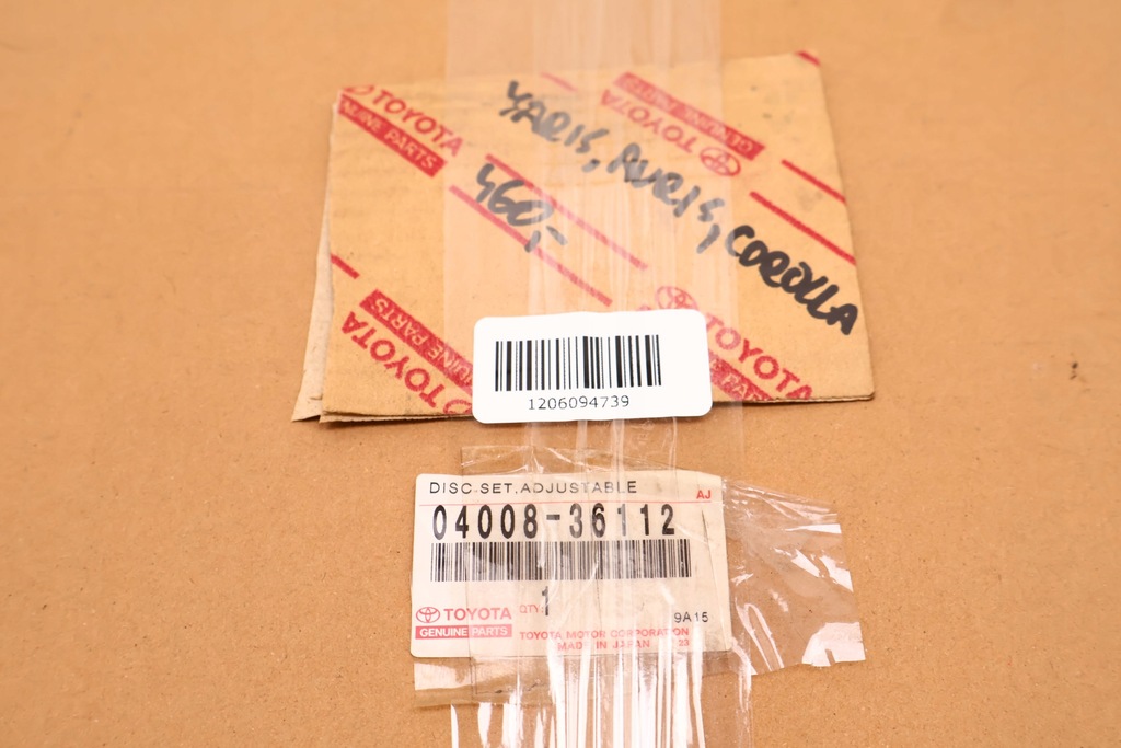 фото №8, Toyota yaris auris corolla srzęgło прижим '04008-36112