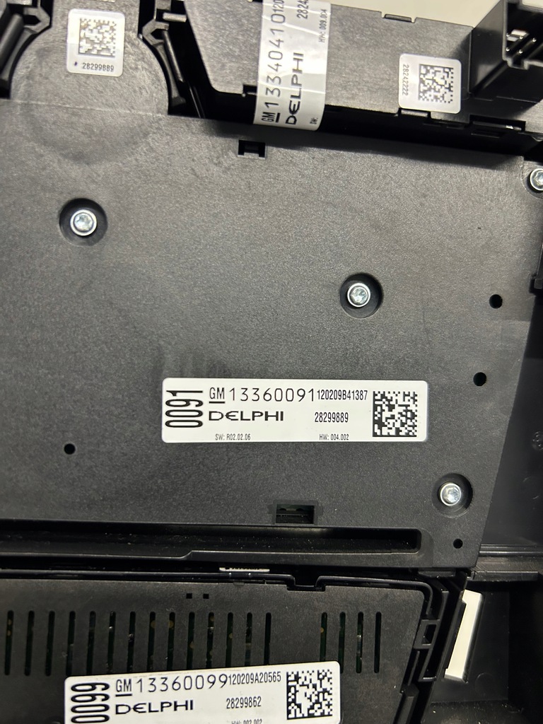 фото №6, Панель керування радіо кондиціонера opel 13340410 13360091 13360099