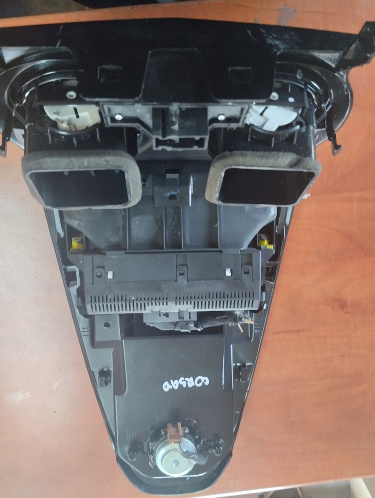 фото №5, Панель середній консолі ґрати обдув дисплей opel corsa d