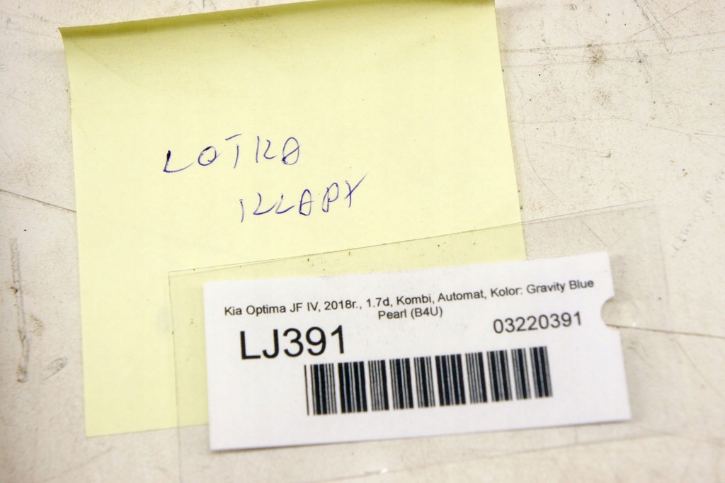 фото №6, Lj391 kia optima iv jf спойлер спойлер кришки kombi