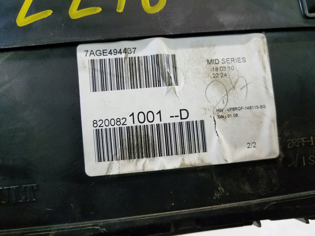 фото №3, Счетчик приборы renault clio iii 1.5 dci 8200821001