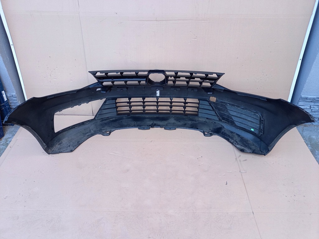 фото №7, Vw caddy 2k5 lift 15- бампер передний решётка oryg!