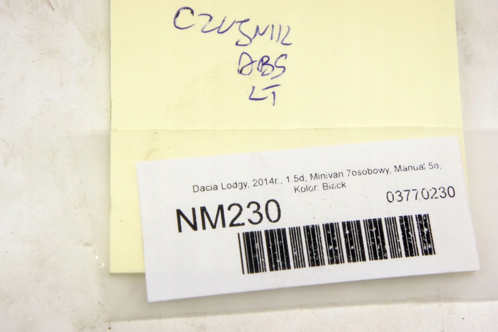 фото №5, Nm230 dacia lodgy 1.5d датчик abs лівий задня