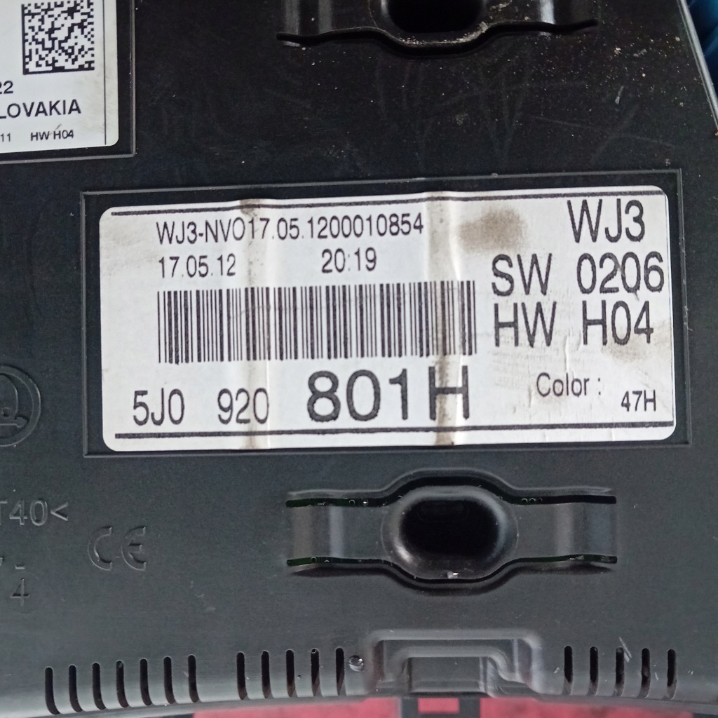 фото №9, Лічильник прилади skoda fabia 2 ii lift 5j0920801h