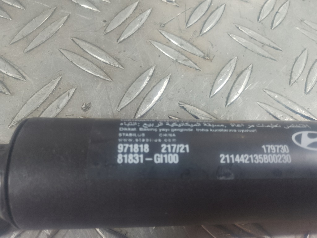 фото №6, Hyundai ioniq v 5 21- амортизаторы крышки задняя комплект 81831-gi100