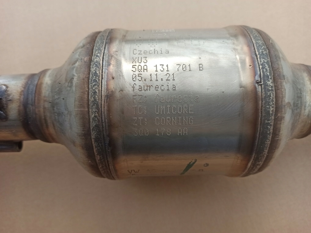 фото №6, Audi q3 f3 катализатор 5qa131690 jak новый 1.5 tfsi 35tfsi 5qa131701b hurt