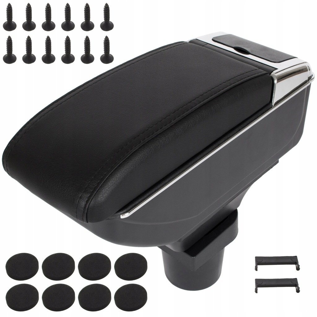 фото №1, Toyota yaris ii 2 06- подлокотник чёрный эко-кожа