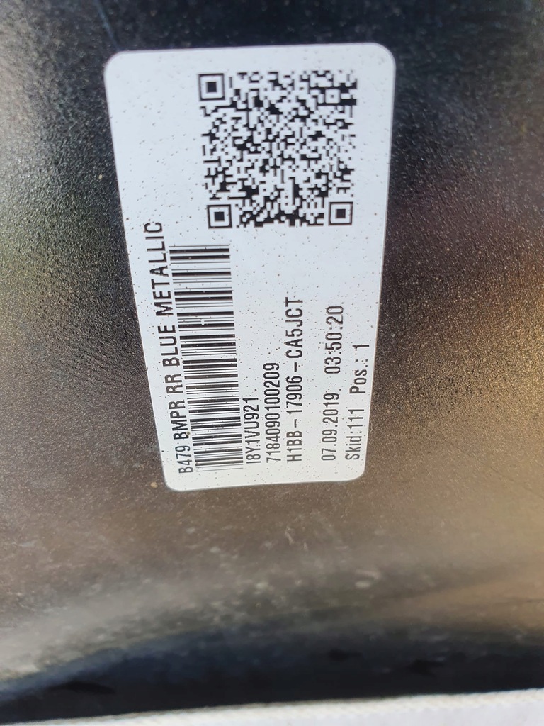 фото №12, Ford fiesta mk8 бампер задняя задний