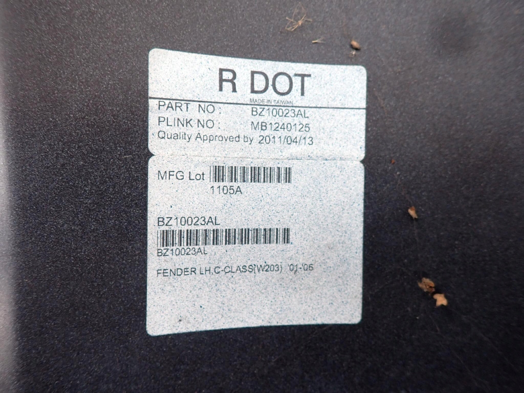 Mercedes c-klasa w203 00-04 седан универсал крыло перед левая 359 с Разборки