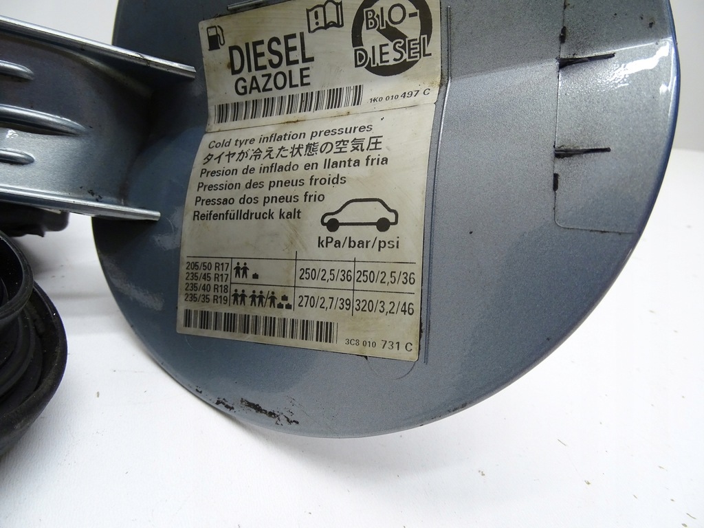 фото №8, Кришка заливної пального + кришка vw passat cc lc7z 12r 3c8809857e
