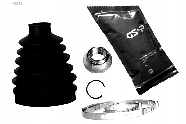 фото №2, Защита шарнир. zewn.kpl renault trafic gsp