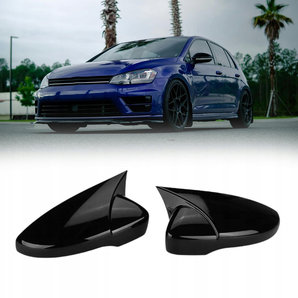 фото №8, 2 штуки заглушки защита зеркало 3c8857537 3c8857538 widok с бок водителя пассажира