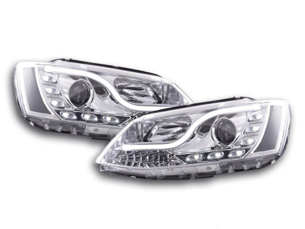 фото №1, Лампи перед daylight led drl vw jetta 6 11- хром