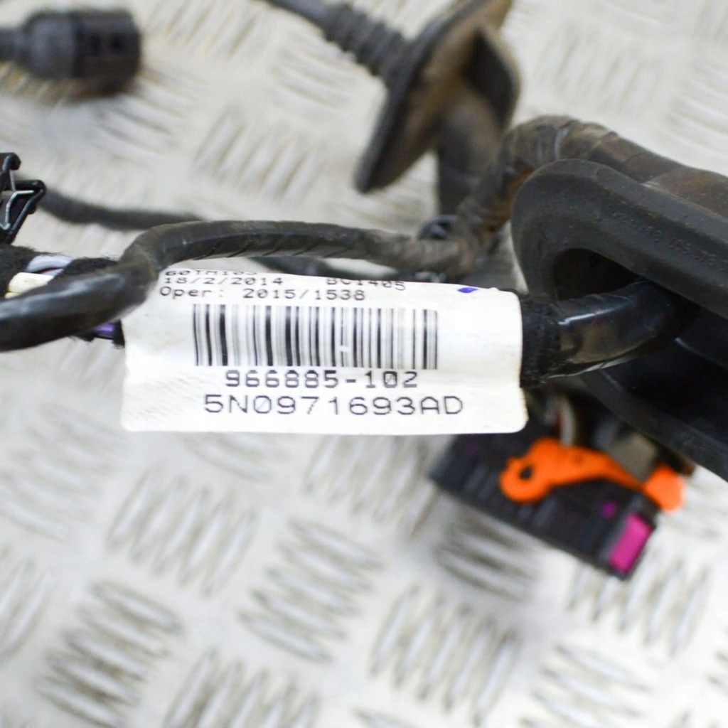 фото №7, Volkswagen tiguan 2014 левая сторона жгут трубопровод дверь задних