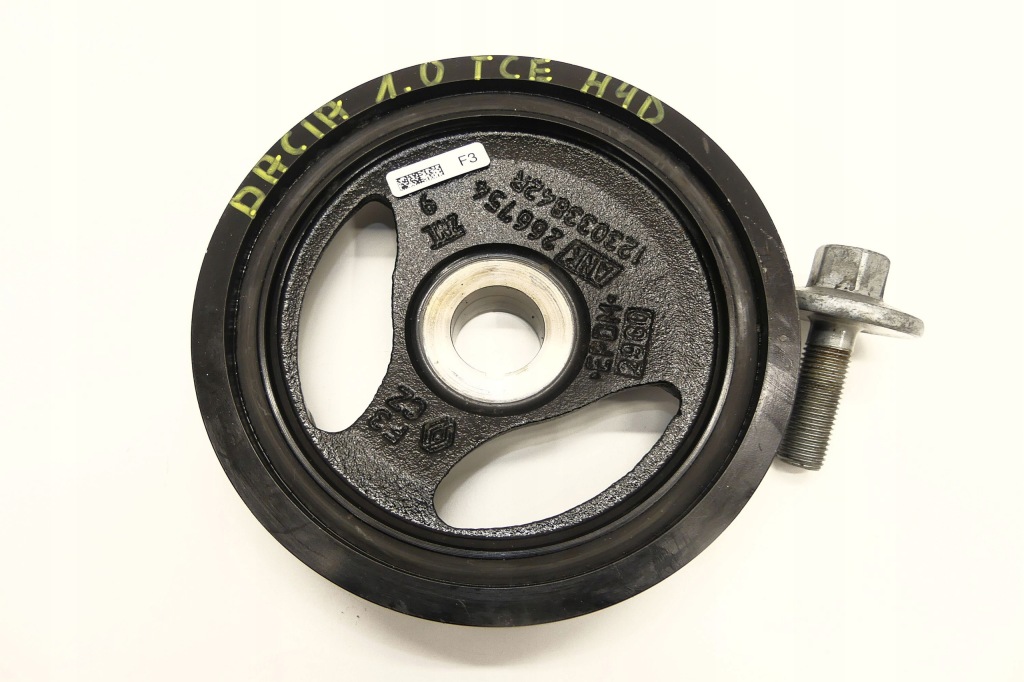 фото №1, Dacia sandero iii logan ii duster 1.0 tce h4d шкив коленчатого вала