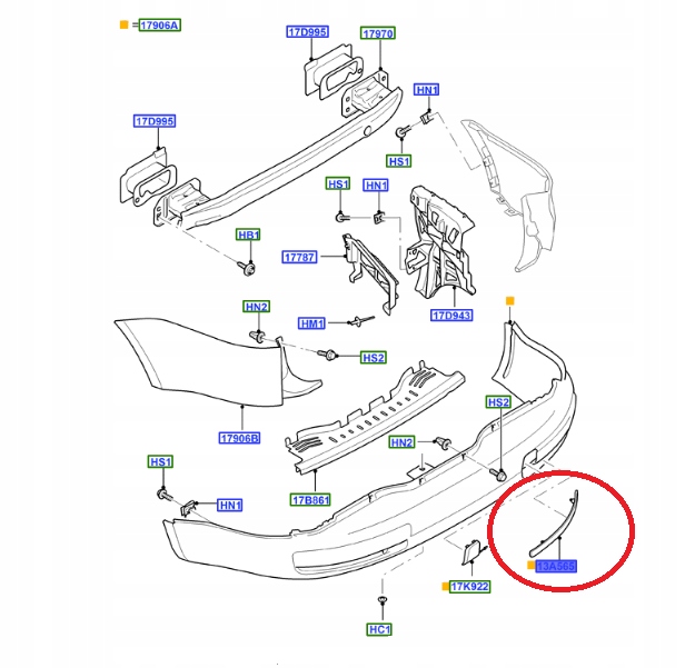 фото №13, Відбивач лівий задня ford galaxy mk3