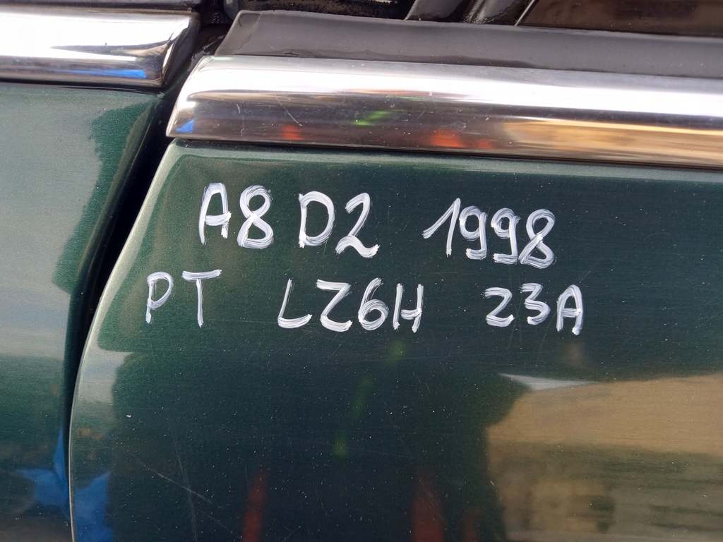 фото №11, Audi a8 d2 двері правий задня праве задні lz6h