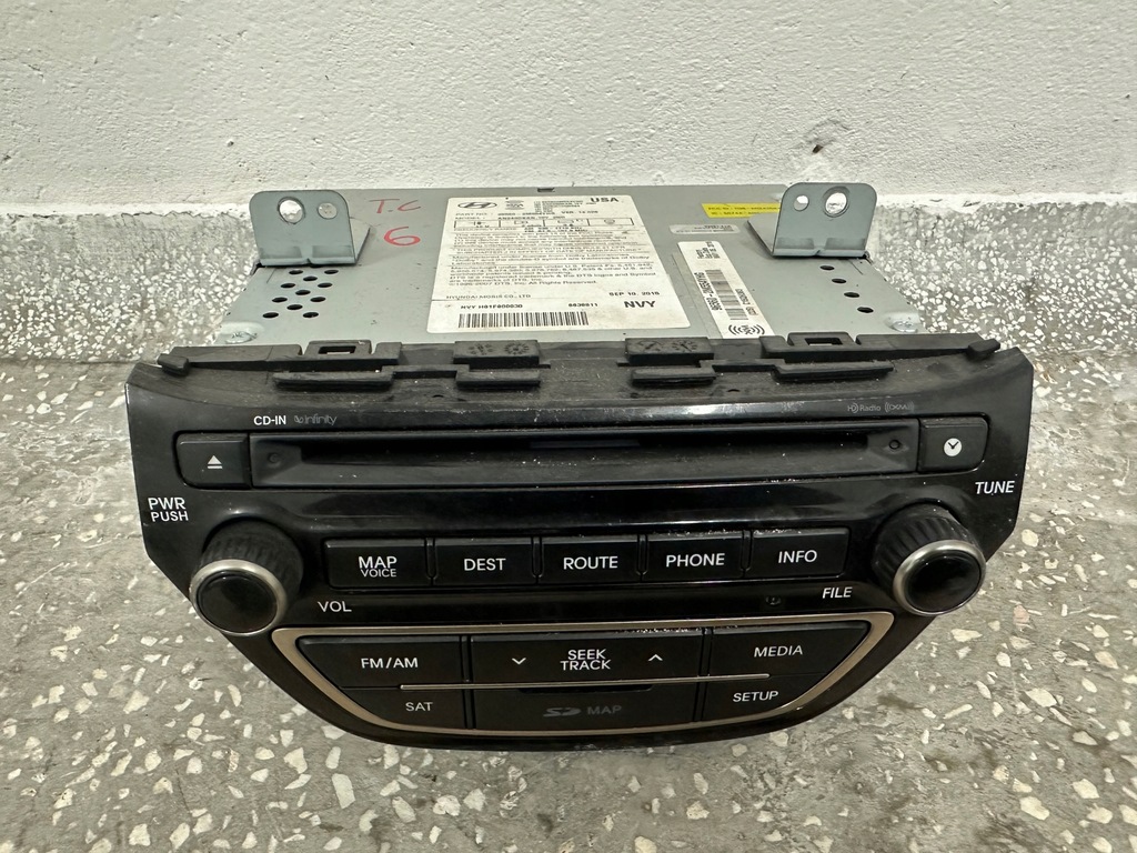 фото №1, Hyundai genesis навигация радио cd 96560-2m554yhg oem