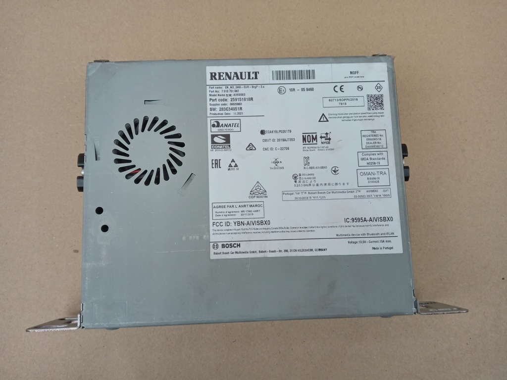 фото №1, Renault clio v, captur радио навигация 2021r