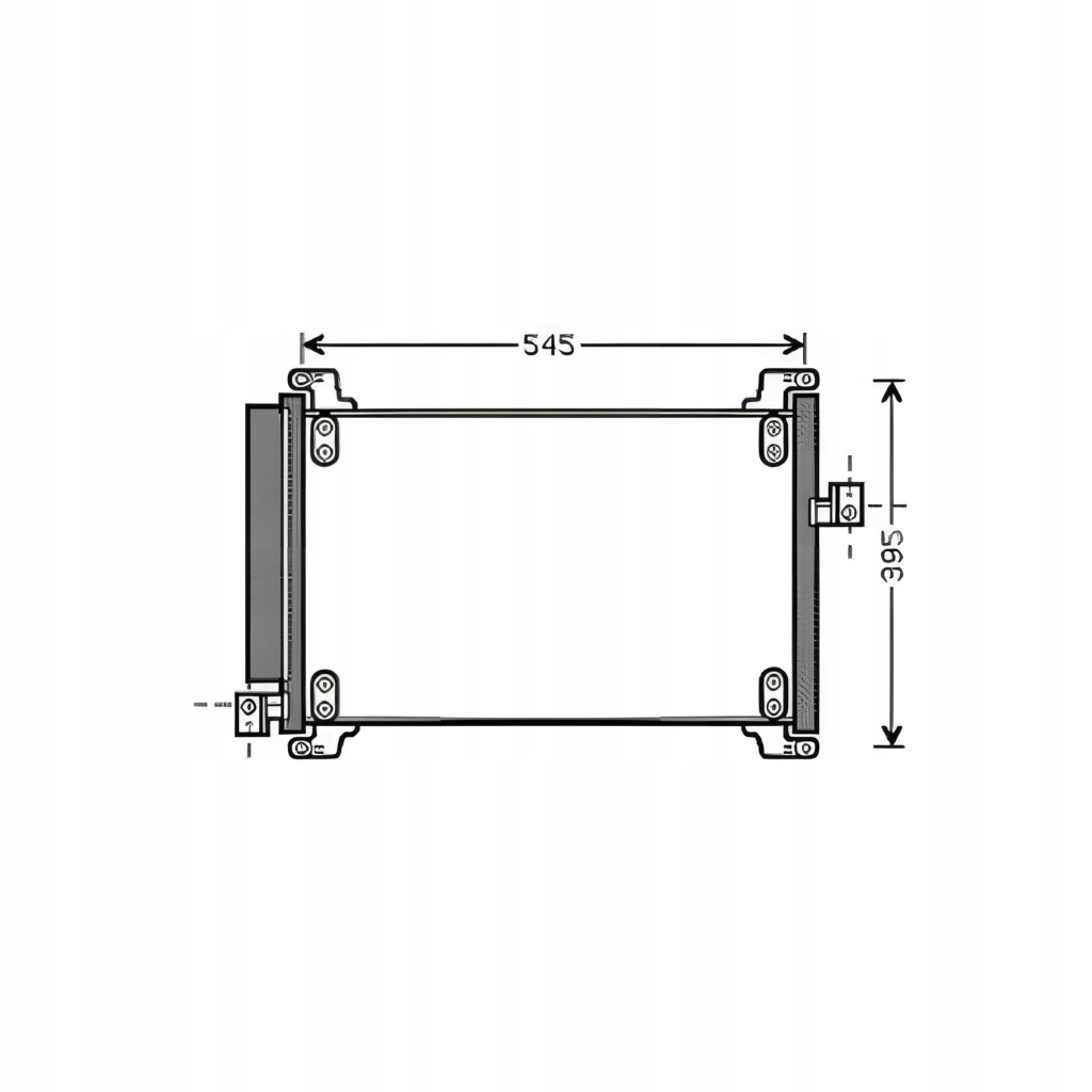 Купить Конденсатор, кондиционер fiat multipla 04-08