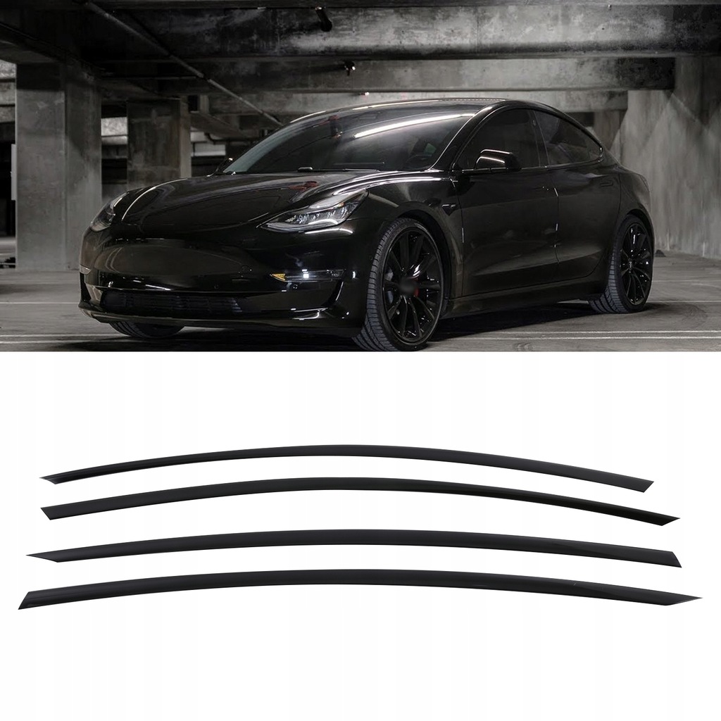 фото №12, 4 szt. защита окно vent защита солнцезащитная дефлектор чёрный цвет