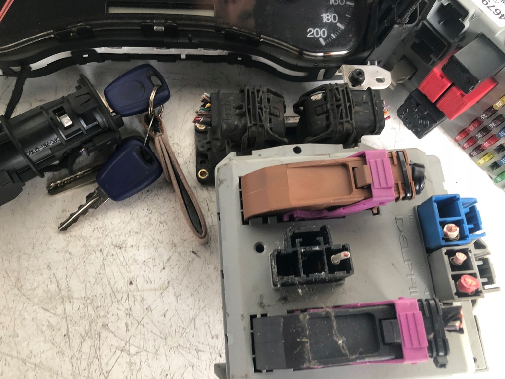 фото №4, Блок керування набір стартовий fiat punto ii 1.2 46760606