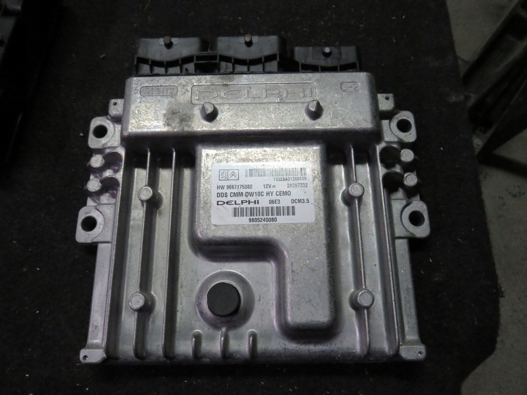 фото №1, Гібрид бортовий комп'ютер двигуна peugeot оригінальний номер 9667175380 9805240080