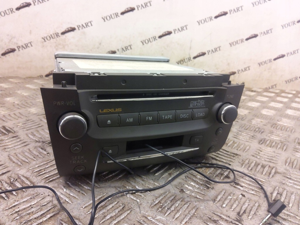 фото №1, Lexus gs 300 350 430 450h 2005 панель / радіопрогравач cd/dvd/gps