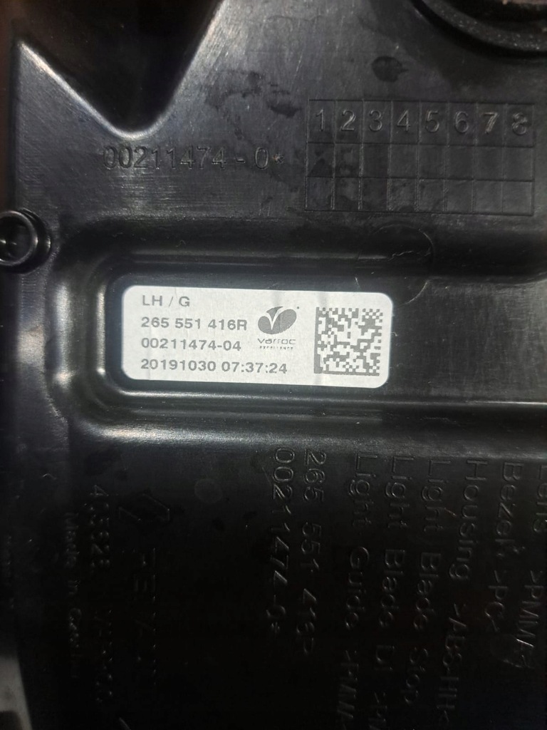 фото №10, Renault zoe ii лампа задня