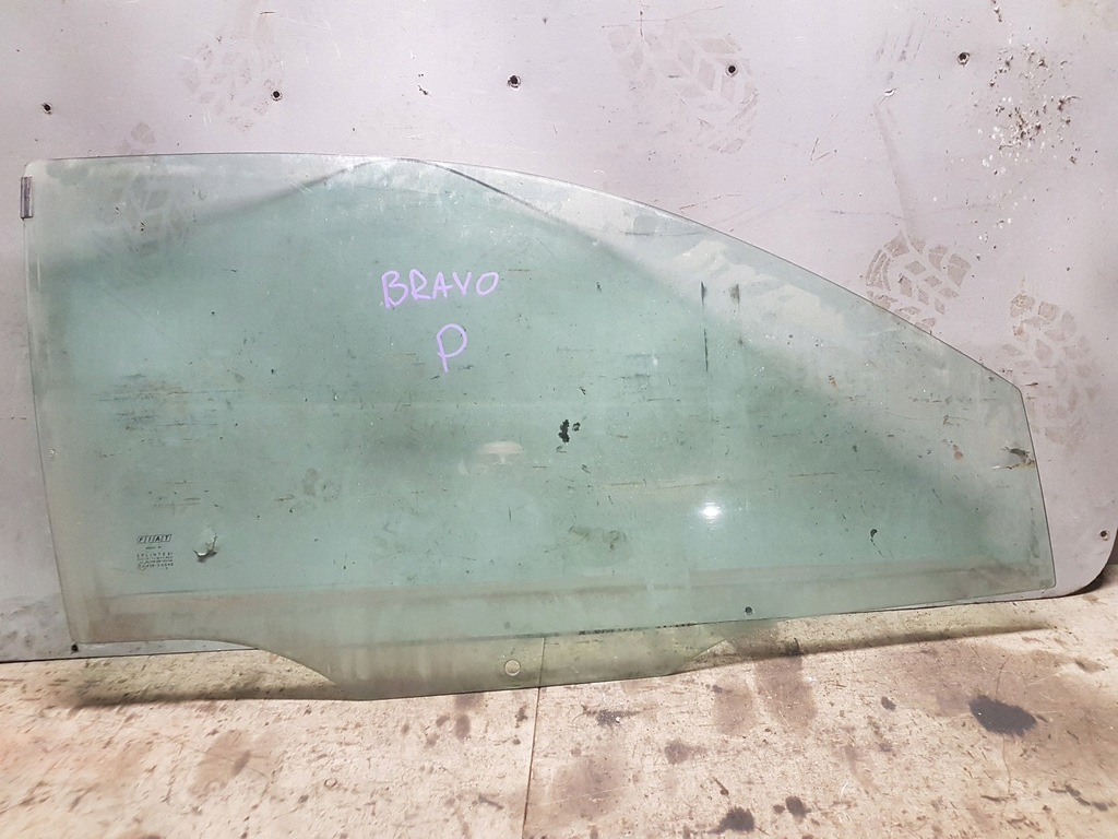 фото №1, Скло двері перед передня права fiat bravo