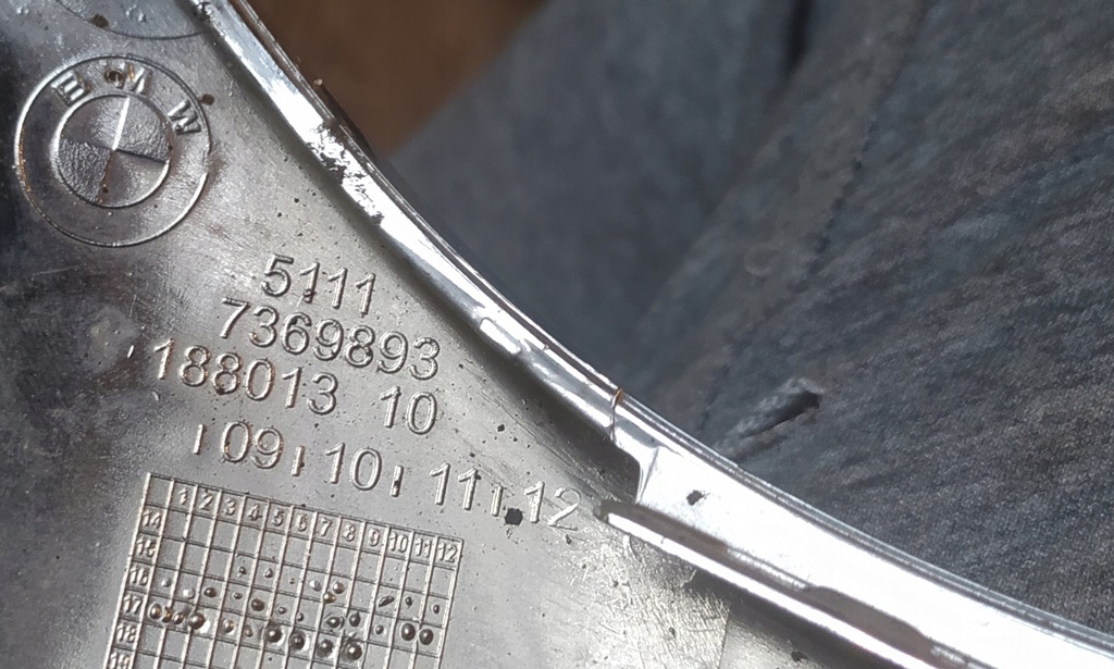 фото №9, Молдинг бампера левый перед bmw serii 7 vi g11/ g12 2015-2018