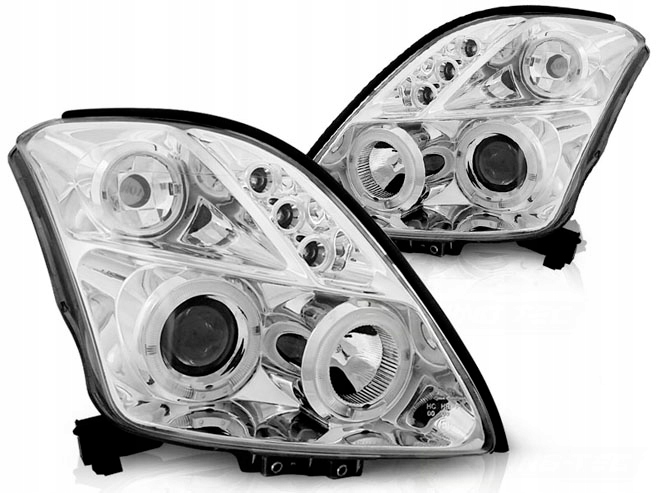 фото №1, Лампы suzuki swift iii iv mz ez 05-10r кольца led хром