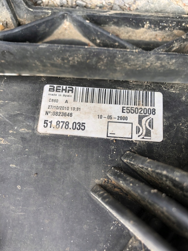 фото №9, Fiat punto evo 1.4 8v pas передний вентилятор радиатор механическая коробка передач