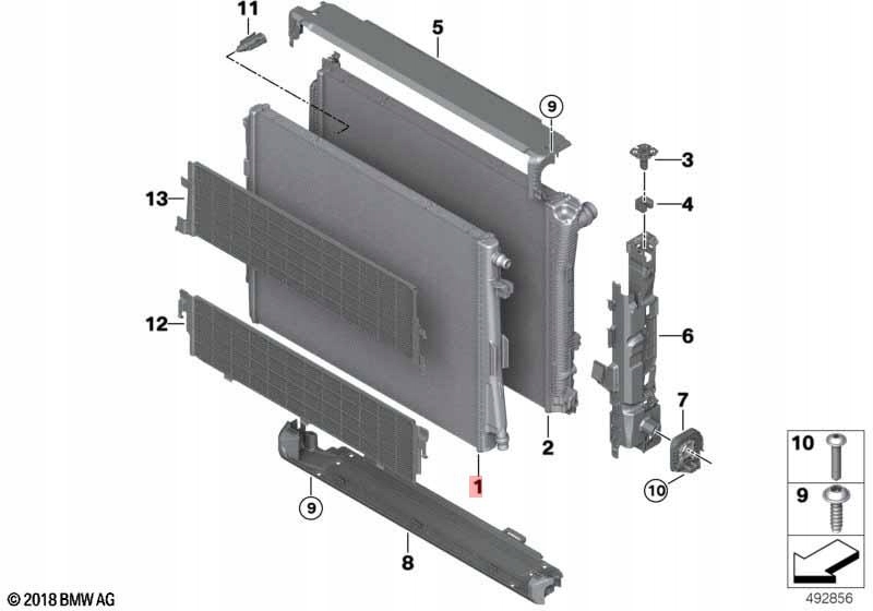 фото №8, Радіатор wody bmw g20 17118666811