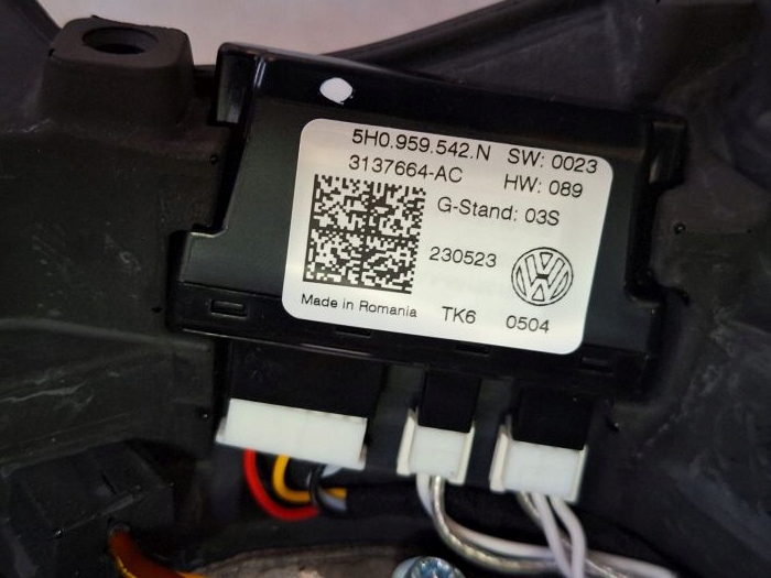 фото №8, Vw golf viii 8 воздуховод многофункциональный dsg 5h0419093b